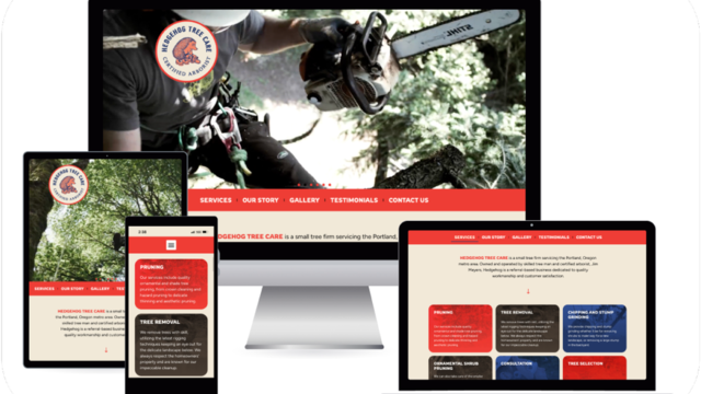 Hedgehog Tree Care: A One-Page Website Rooted in Story & Service