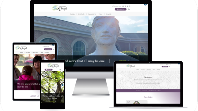 The Congregation of St. Joseph: A Modern and User-Friendly WordPress Website