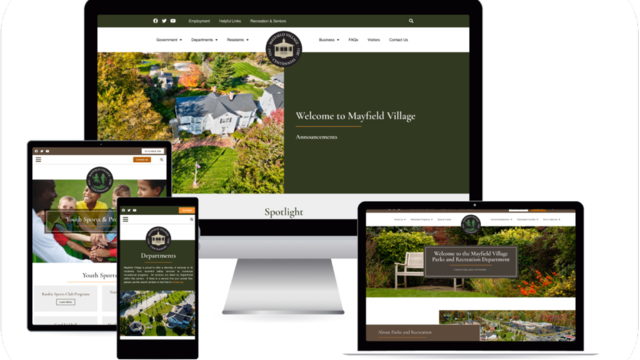 Mayfield Village: A Modern, Accessible, and User-Friendly Municipal Website